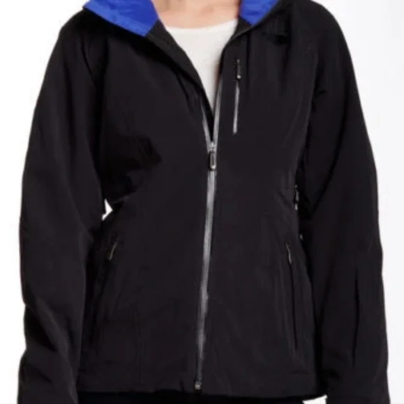 The North Face Kempinski Detachable Hood Waterproof Black Jacket $449, NWT! XS